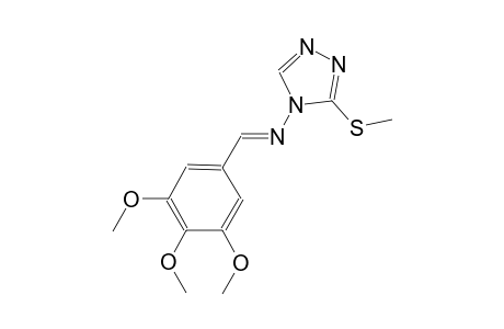 3-(methylsulfanyl)-N-[(E)-(3,4,5-trimethoxyphenyl)methylidene]-4H-1,2,4-triazol-4-amine