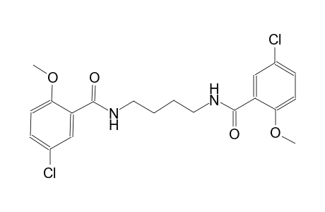 5-chloro-N-{4-[(5-chloro-2-methoxybenzoyl)amino]butyl}-2-methoxybenzamide