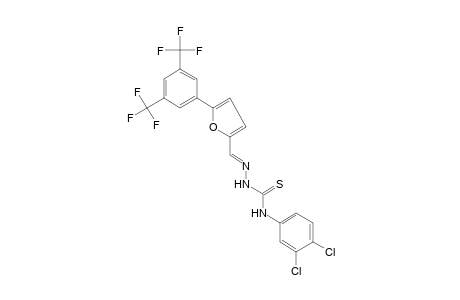 5-(alpha,alpha,alpha,alpha',alpha',alpha'-HEXAFLUORO-3,5-XYLYL)-2-FURALDEHYDE, 4-(3,4-DICHLOROPHENYL)-3-THIOSEMICARBAZONE