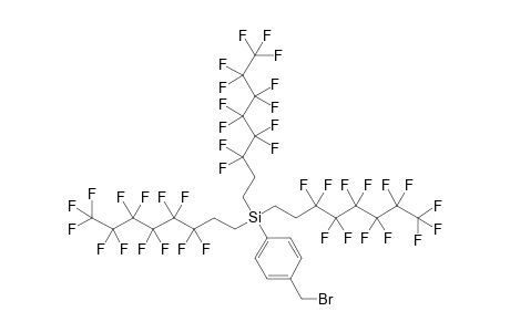 4-(Bromomethylphenyl)-tris[2'-(perfluorohexyl)ethyl]-silane