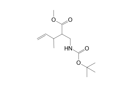 (2SR,3SR)-Methyl 2-(tert-butoxycarbonylaminoethyl)-3-methylpent-4-enoate