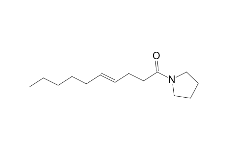 Pyrrolidine, 1-(1-oxo-4-decenyl)-