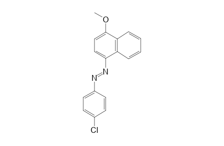 1-[(p-chlorophenyl)azo]-4-methoxynaphthalene