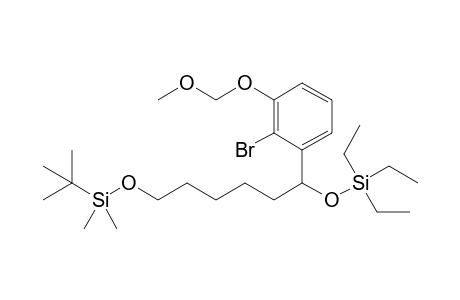 2'-BROMO-1'-[6-(TERT.-BUTYLDIMETHYLSILANYLOXY)-1-TRIETHYLSILANYLOXYHEXYL]-3'-METHOXYMETHOXYBENZENE