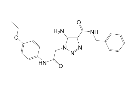 5-amino-N-benzyl-1-[2-(4-ethoxyanilino)-2-oxoethyl]-1H-1,2,3-triazole-4-carboxamide