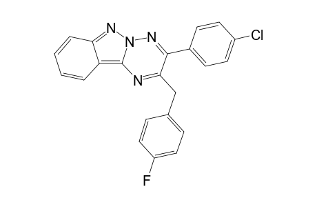 2-(4-Chlorobenzyl)-3-(4-fluorophenyl)-1,2,4-triazino[2,3-b]indazole