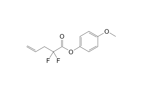 4-Methoxyphenyl 2,2-difluoro-4-pentenoate