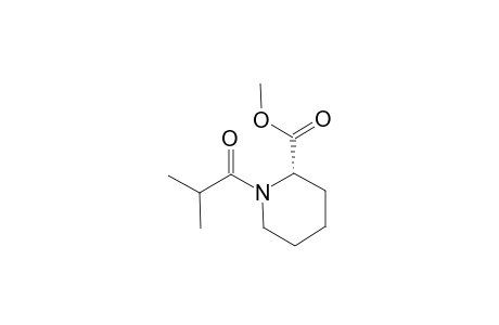Methyl N-(2'-methylpropanoyl)-homoprolinate