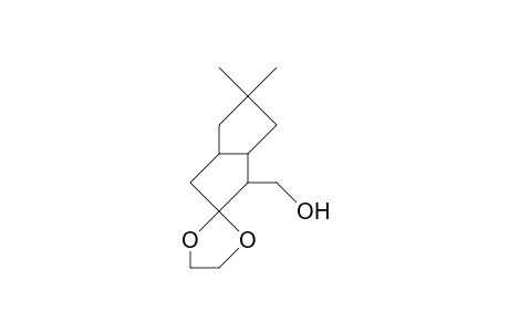 (1S,2S,5S)-3,3-Ethylenedioxy-2-hydroxymethyl-7,7-dimethyl-bicyclo(3.3.0)octane