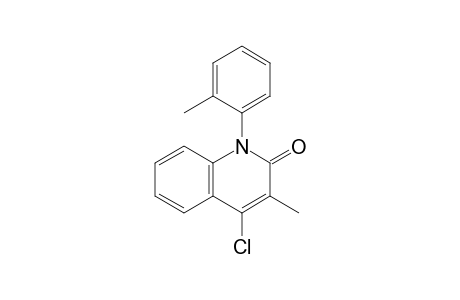 4-Chloranyl-3-methyl-1-(2-methylphenyl)quinolin-2-one