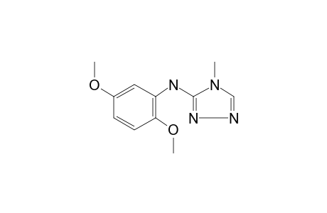 4-Methyl-3-[2,5-dimethoxyanilino]-1,2,4-triazole