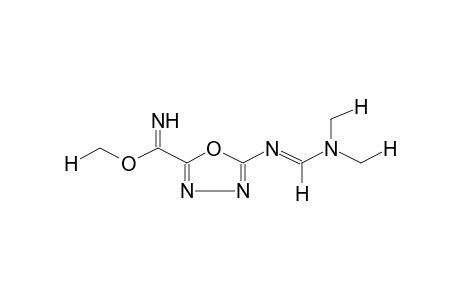 N,N-DIMETHYL-N'-[5-METHOXYCARBIMIDO-2(1,3,4-OXADIAZOLYL)]FORMAMIDINE