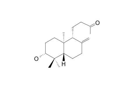 (-)-3-HYDROXY-14,15-DINORLABD-8(17)-EN-13-ONE