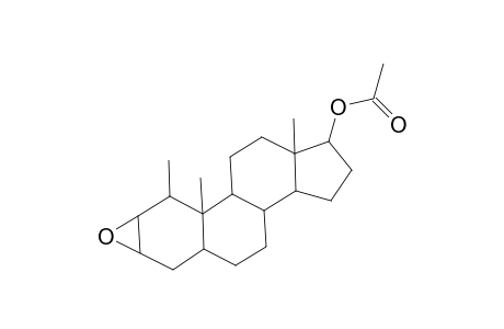 Androstan-17-ol, 2,3-epoxy-1-methyl-, acetate, (1.alpha.,2.beta.,3.beta.,5.alpha.,17.beta.)-