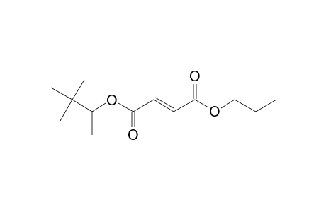 Fumaric acid, 3,3-dimethylbut-2-yl propyl ester