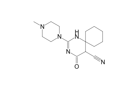 1,3-diazaspiro[5.5]undec-2-ene-5-carbonitrile, 2-(4-methyl-1-piperazinyl)-4-oxo-