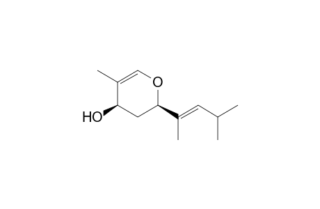 cis-5-methyl-2-[(E)-4-methylpent-2-ene-2-yl]-3,4-dihydro-2H-pyran-4-ol