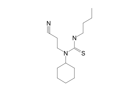 3-butyl-1-(2-cyanoethyl)-1-cyclohexyl-2-thiourea