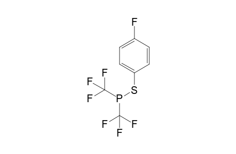 (4-fluorophenylthio)bis(trifluoromethyl)phosphine