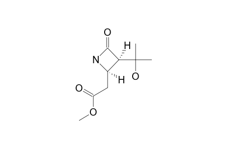 (3S,4S)-3-(1-HYDROXY-1-METHYLETHYL)-4-METHOXYCARBONYLMETHYL-2-AZETIDINONE