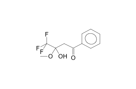 1,1,1-TRIFLUORO-2-HYDROXY-2-METHOXY-3-BENZOYLPROPANE