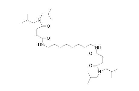 N-[8-(3-Diisobutylcarbamoyl-propionylamino)-octyl]-N',N'-diisobutyl-succinamide