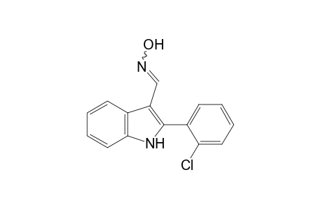 2-(o-chlorophenyl)indole-3-carboxaldehyde, oxime