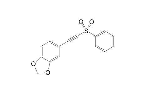 5-((phenylsulfonyl)ethynyl)benzo[d][1,3]dioxole