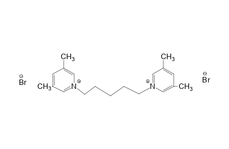 1,1'-pentamethylenebis[3,5-dimethylpyridinium] dibromide