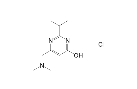 Pyrimidine, 2-(1-methylethyl)-4-hydroxy-6-[(dimethylamino)methyl]-