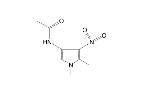 N-(1,5-dimethyl-4-nitropyrrol-3-yl)acetamide