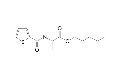 L-Alanine, N-(2-thienylcarbonyl)-, pentyl ester