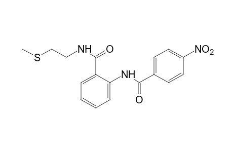 2'-{[2-(methylthio)ethyl]carbamoyl}-4-nitrobenzanilide