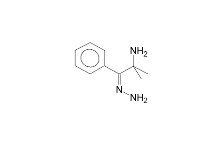 (1Z)-1-hydrazinylidene-2-methyl-1-phenylpropan-2-amine