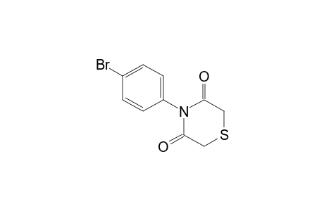 4-(p-bromophenyl)-3,5-thiomorpholinedione