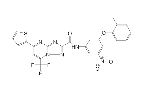 [1,2,4]triazolo[1,5-a]pyrimidine-2-carboxamide, N-[3-(2-methylphenoxy)-5-nitrophenyl]-5-(2-thienyl)-7-(trifluoromethyl)-