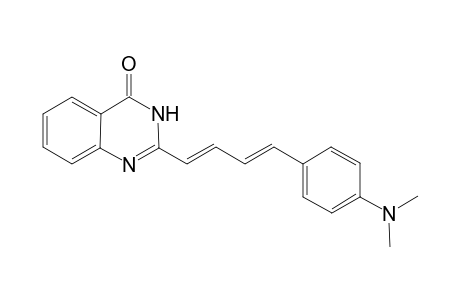 2-[(1E,3E)-4-[4-(DIMETHYLAMINO)-PHENYL]-BUTA-1,3-DIENYL]-QUINAZOLIN-4(3H)-ONE