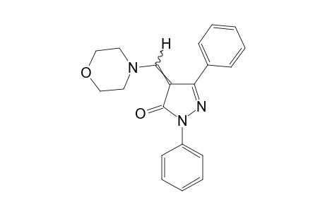 1,3-diphenyl-4-(morpholinomethylene)-2-pyrazolin-5-one