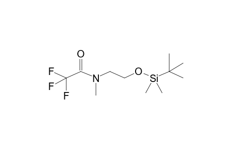 Ethanol, 2-(methylamino)-, N-trifluoroacetyl, o-(tert-butyldimethylsilyl)