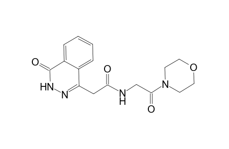 1-phthalazineacetamide, 3,4-dihydro-N-[2-(4-morpholinyl)-2-oxoethyl]-4-oxo-