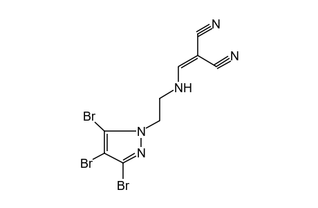 {{[2-(3,4,5-tribromopyrazol-1-yl)ethyl]amino}methylene}malononitrile