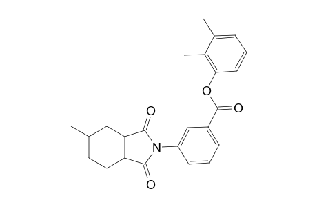 benzoic acid, 3-(octahydro-5-methyl-1,3-dioxo-2H-isoindol-2-yl)-, 2,3-dimethylphenyl ester