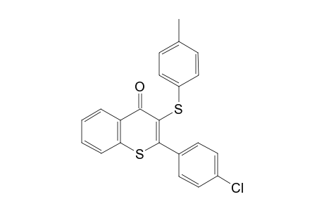 2-(4-Chlorophenyl)-3-(4-tolylthio)-4H-thiochromen-4-one