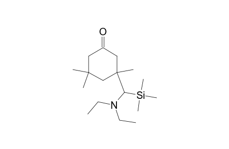 3-(Diethylamino-trimethylsilyl-methyl)-3,5,5-trimethyl-cyclohexanone