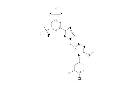 2-{[4-(3,4-dichlorophenyl)-5-(methylthio)-4H-1,2,4-triazol-3-yl]methyl}-5-(alpha,alpha,alpha,alpha',alpha',alpha'-hexafluoro-3,5-xylyl)-2H-tetrazole