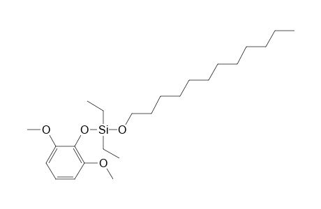 Silane, diethyl(2,6-dimethoxyphenoxy)dodecyloxy-