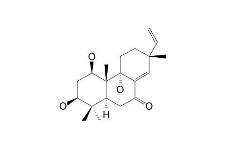 SMARDAESIDIN_D;1-BETA,3-BETA,9-ALPHA-TRIHYDROXYISOPIMARA-8-(14),15-DIEN-7-ONE