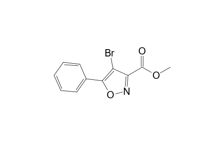 4-Bromo-5-phenyl-3-isoxazolecarboxylic acid methyl ester