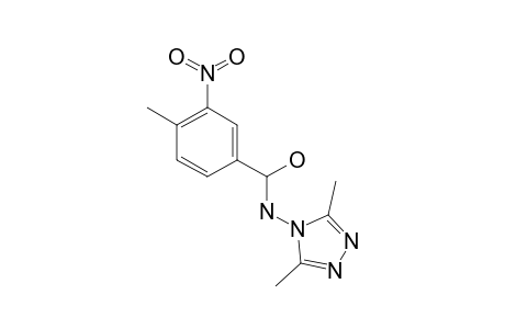 (4H-3,5-DIMETHYL-1,2,4-TRIAZOLE-4-YLAMINO)-(4-METHYL-3-NITROPHENYL)-METHANOL