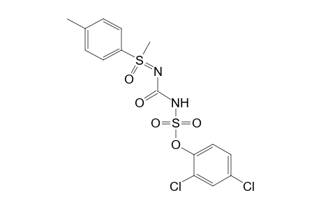 S-methyl-N-(sulfocarbamoyl)-S-p-tolylsulfoximine, 2,4-dichlorophenyl ester